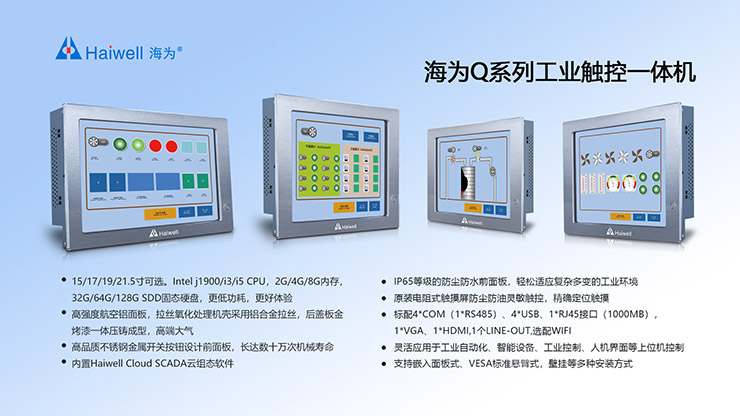 Haiwell海為Q系列工業一體機